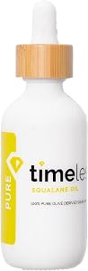Timeless Skin Care Squalane Oil 100% Pure - Plant-Based Face Oil - Fragrance-Free - For Dr
