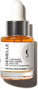 GEMELLE Lymphatic Anti-Aging Face Oil | 10x Award winner | Vitamin C,E & A | Moisturiz