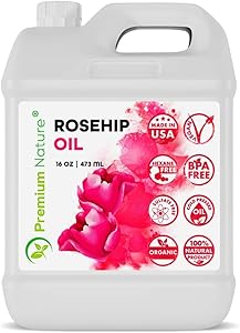 Premium Nature Rosehip Oil For Face for Women, Rosehip Seed Pure Cold Pressed Unrefined Fo