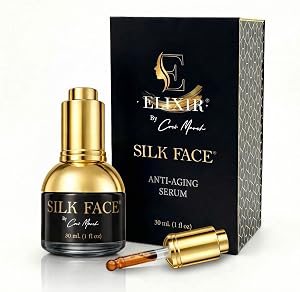 SILK FACE Elixir Serum by Coco March – Anti-Aging, Hydrating & Brightening Facial Mois